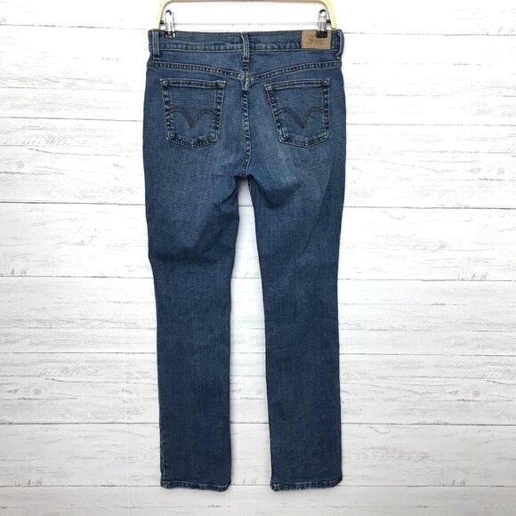 Levi's 505 Women's Jeans Straight Leg Stretch waist 28 length 32" - Picture 3 of 9